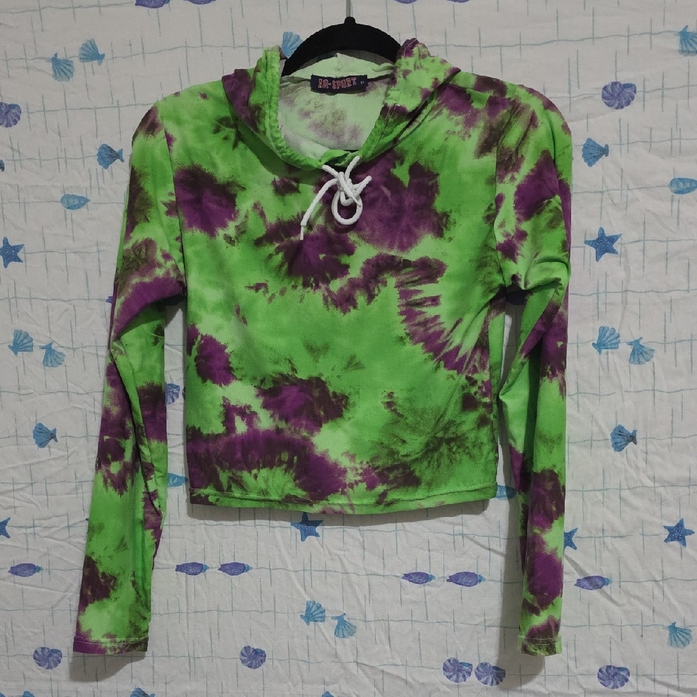 Vibrant Tie-Dye Women's Hoodie
